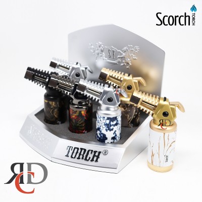 SCORCH TORCH X-MAX SERIES 45DEG FANCY TORCH W/ PULL DOWN TRIGGER STDS108 - 6CT/ DISPLAY